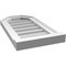 Ekena Millwork Octagonal Top Surface Mount PVC Gable Vent w/ 2"W x 2"P Brickmould Sill Frame, 12"W x 22"H GVPOT12X2203SN - alternate 5